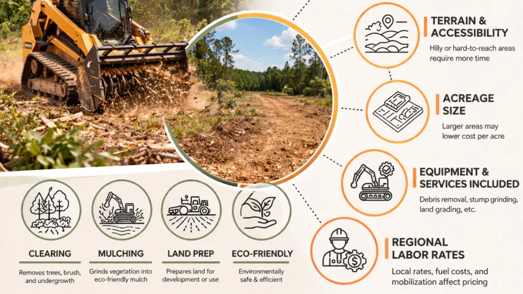 That Influence Forestry Mulching Cost Per Acre
