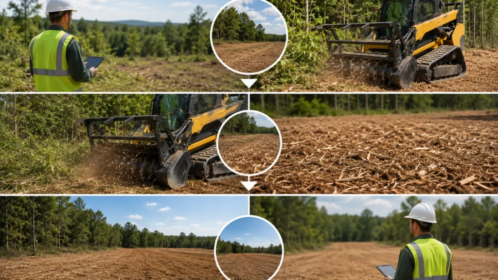 Land Clearing and Mulching Step by Step