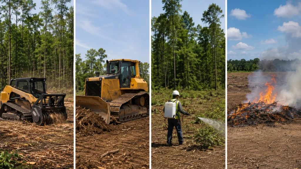 Common Commercial Land Clearing Methods