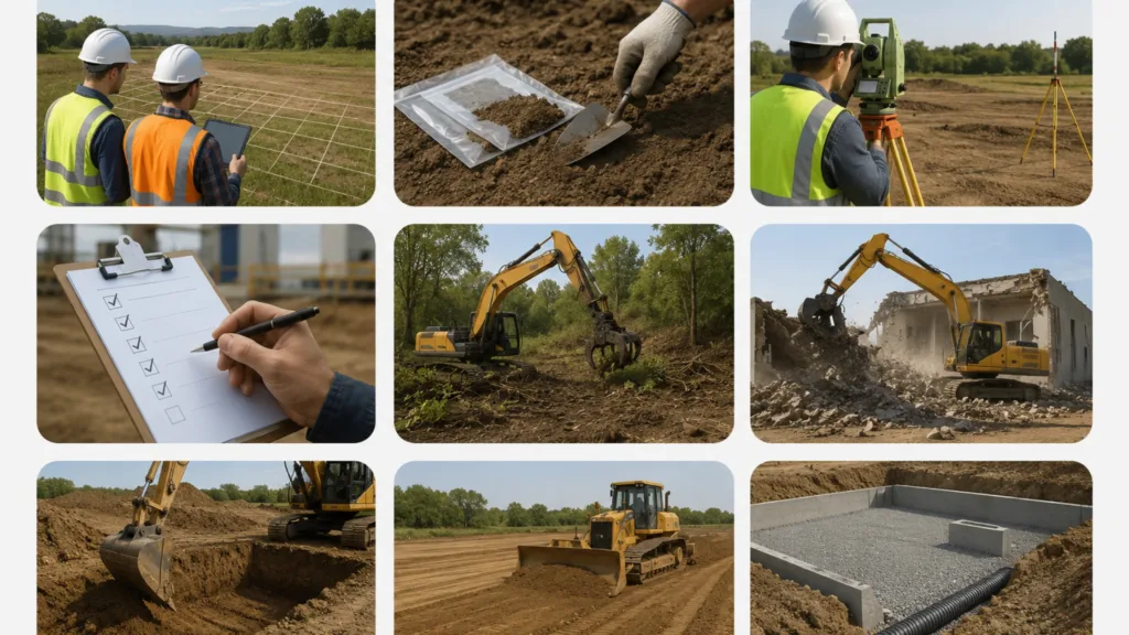 Site Preparation for Construction